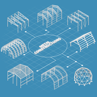Estructura de Acero Prefabricada de Alta Calidad para Construcción de Naves Metálicas, Estructura Modular Prefabricada de Acero para Naves