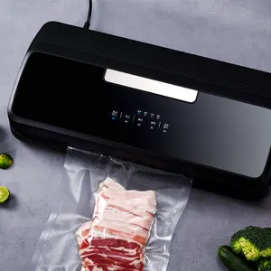 New Arrival Tempered Glass Kitchen Packing Machine Touch Sensitive Automatic Vacuum Food Sealer