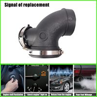 Tuyau d'admission d'air 23303033 696406 compatible avec les Chevrolet Cargo, Pasajeros, Express et GMC Savana 1500, 2500, 3500, 4500 4.8L, 5.3L, 6.0L V8 (N/A)