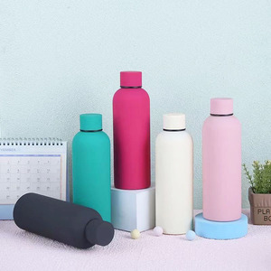 500ml BPA Free Logo Portable School <b>Hot</b> Water Stainless Coffee Vacuum Thermo <b>Flask</b> 750ml Bottles for <b>Drinks</b> Handle Lid - Product Image 4