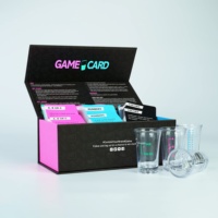 Cartes de jeu de société personnalisées pour soirées adultes avec verres à shot