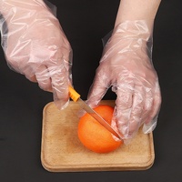 Gants jetables en PE de qualité alimentaire, fabricant de gants en plastique transparent en gros