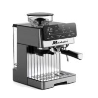Anbolife - Cafetera Espresso Silenciosa de 51 mm y 20 Bares con Molinillo Integrado, Protección Contra Sobrecalentamiento/Sobrepresión, 45 Ajustes de Molienda, Certificación CE