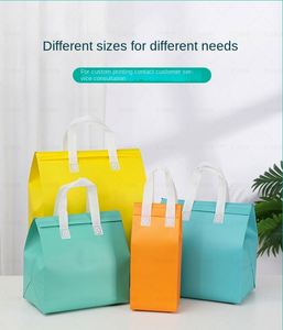 Thermal Insulated Non-Woven Cooler Bag Foldable Waterproof Large Capacity Take Away Food Storage Bag - Product Image 1