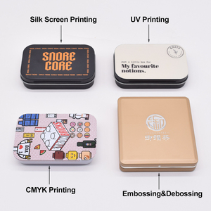 定制标志钥匙扣扑克牌香烟金属包装盒长方形锡盒 - Product Image 4