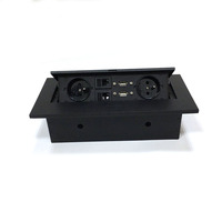 Prise de courant de table rétractable multimédia pour salle de réunion de bureau 250V 10A EU