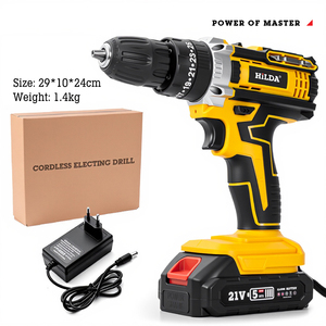 Taladro de Impacto Inalámbrico de 21V con Batería de Iones de Litio y Motor sin Escobillas - Uso Industrial, Personalizable, Entrega Directa de Fábrica - Product Image 4