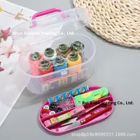 Boîte à aiguilles et fils Ruixuan, kit d'outils de couture haut de gamme, minimaliste, portable, Zhejiang, pour la couture de vêtements, la couture artisanale et la réparation, avec rangement