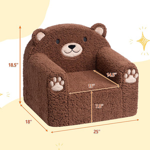 Hàng Đầu Dễ Thương Động Vật Hình Thiết Kế Trẻ Em <span class=keywords><strong>Sofa</strong></span> Sang Trọng Bé Hỗ Trợ Sàn Ghế Trẻ Em Của Mini Thoải Mái Đi Ghế Cho Bé Của Bạn Một - Product Image 4