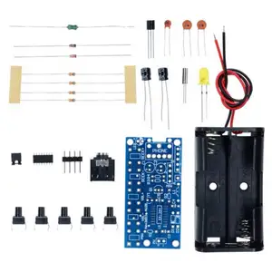 New 76MHz-108MHz Wireless Stereo FM Radio Kit 1.8-3.6VDC Audio Receiver PCB FM Module Learning Electronic