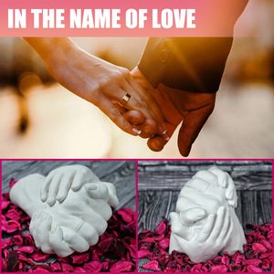 3D bambino adulto famiglia colata a mano <span class=keywords><strong>alginato</strong></span> stampo argilla Souvenir decorativo con modello di amore artificiale - Product Image 3