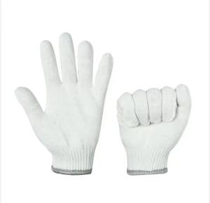 بيع مباشر من المصنع في الصين ، قطن أبيض حليبي ، قفازات أمان للصناعة - Product Image 3