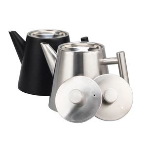 1.0L Capacity, Double Wall Stainless Steel Teapot with Removable <b>Filter</b>, Stainless Steel Tea <b>Kettle</b> - Product Image 2