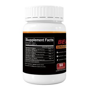 Kapsul Ekstrak Bit Organik untuk Kesehatan Jantung, Pil Bit dengan Lada Hitam, Antioksidan, Pendukung Imunitas, Kapsul Bit - Product Image 2