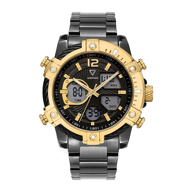 Watch Manufacturer Factory Wrist Watch Men Analog Quartz Wristwatch Luxury Stainless Steel Case Watches FW-4280