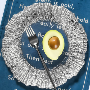 Bán Buôn Hoa Hướng Dương San Hô Mô Hình Cây Ren Ăn Tối Sạc Tấm Vàng Bạc Rim Vàng Lá Mạ Điện Rõ Ràng Thủy Tinh Nhựa - Product Image 4