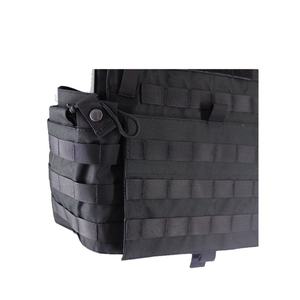 Vêtements de sécurité personnalisables en gros, directement de l'usine, veste tactique modulaire légère noire, veste d'assaut - Product Image 3