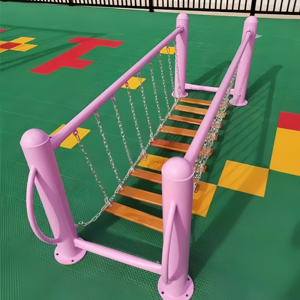 สะพานสมดุลเสริมพัฒนาการเด็ก ทนทาน พร้อมสายยางยืดสำหรับสนามเด็กเล่นในร่ม - Product Image 5