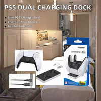 DOBE Station d'accueil TP5-0591 à double charge pour manette PS5 Chargeur pour accessoires de jeu PlayStation 5