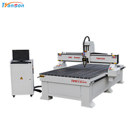 Máquina CNC para tallar madera con control DSP, PLC, un solo husillo de 4.5kw, refrigeración por aire, NC Studio, Mach3, automática