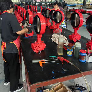 Vanne papillon électrique Wafer 24V DC pour <span class=keywords><strong>eau</strong></span> <span class=keywords><strong>potable</strong></span> Dn200 200mm PN16 - Product Image 2