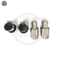 Embouts d'échappement CSZ de haute qualité pour BMW G80 G82 G87 G90 F90 M3 M4 M2 M5 X3M X4M en acier inoxydable argenté