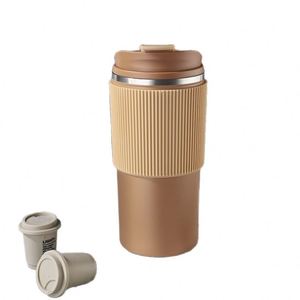 Taza Térmica Aislada al Vacío de Acero Inoxidable 304/201, Aislamiento de 6-12 Horas, Anticaída, Diseño Moderno Minimalista, Taza de Regalo Unisex - Product Image 5