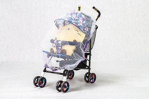 Hạnh Phúc Playpen Trẻ Sơ Sinh An Toàn Có Thể Gập Lại Bé Nôi Cũi Nôi Bìa Dây Kéo Lưới Muỗi - Product Image 5