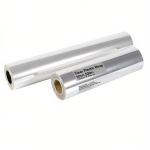 Clear <b>Plastic</b> <b>Wrap</b> 50cm 500m Food Grade Sealing Film For Kitchen Use - Product Image 2