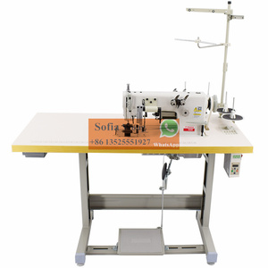 Giá rẻ giá tự động Ribbon xếp li máy may vải nhăn nhăn máy may ren Ribbon Máy làm - Product Image 3