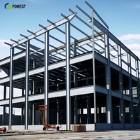 Bâtiment modulaire préfabriqué écologique et robuste de grande hauteur avec structure en acier, système de plancher renforcé, services de soudage et de pliage