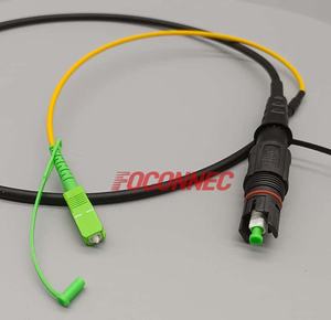 光纤跳线 IP67 防水，SC/APC 单模跳线，3M 10 英寸，铠装连接线，用于 <span class=keywords><strong>FTTA</strong></span> - Product Image 6