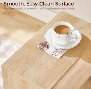 Comodino Moderno Minimalista per Camera da Letto, Mobile Multifunzionale con Vano Portaoggetti - Product Image 2