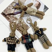 En gros, adorables petits lapins en peluche, pendentifs pour sacs, porte-clés de voiture, breloques et ornements suspendus