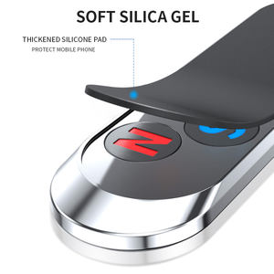सुरक्षा पेस्ट सिलिकॉन एल्यूमीनियम मिश्र धातु टिकाऊ मोबाइल फोन डेस्क धारक कार स्टीकर - Product Image 3
