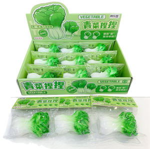 2025 nouveau jouet anti-Stress sensoriel Squishy Squeeze légumes verts Bok Choy Pakchoi pour 5 à 7 ans enfants garçons et filles - Product Image 1