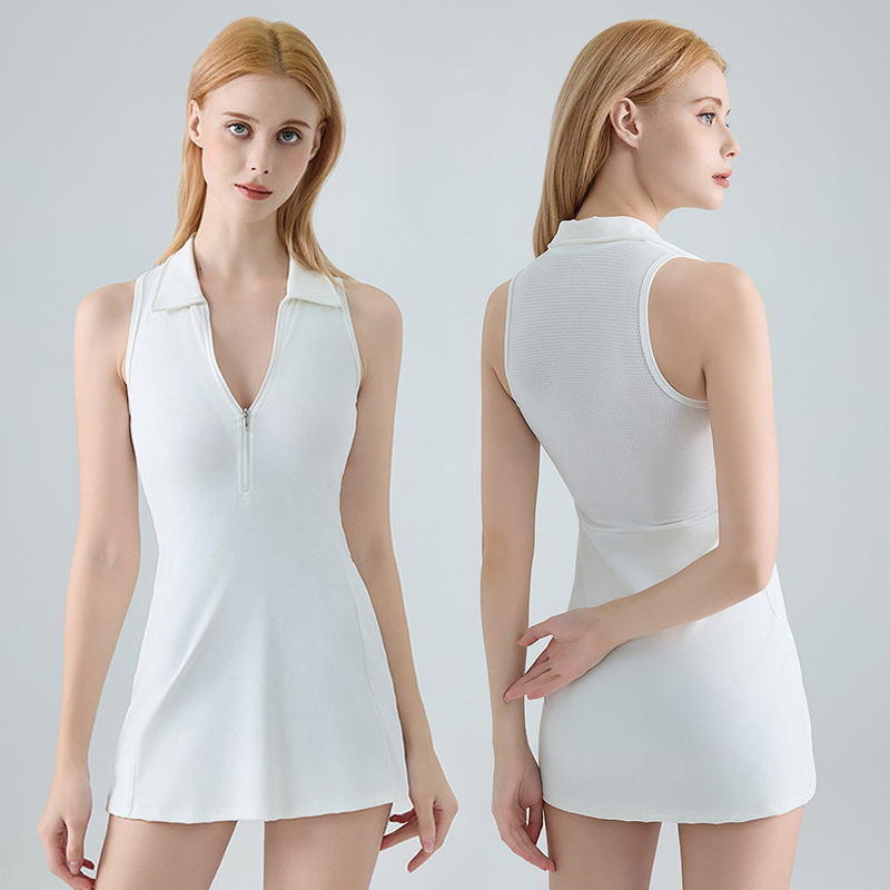 Custom Women's Spring/Summer Slim-Fit High-Waisted Activewear Dress Running, Golf, Tennis, Fitness Dress