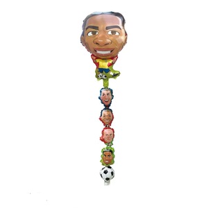 Set de Globos de PVC Duraderos y Ecológicos con Diseño de Vinicius Yamal y Bellingham, Talentos Jóvenes de la Copa Mundial de América del Norte 2026, para Temática de Fútbol - Product Image 3
