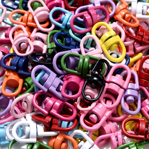 <span class=keywords><strong>Anello</strong></span> Girevole in Lega di Zinco Fai-da-Te, Colorato, a Forma di 8, Gancio Girevole per Portachiavi e Accessori per Gioielli - Product Image 3