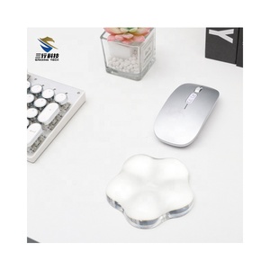Tùy Chỉnh Năm Cánh Sao Hình Dạng Bàn Phím Và Chuột <span class=keywords><strong>Pad</strong></span> Với Cổ Tay Phần Còn lại Bàn Trong Suốt Mat Cánh Tay Phần Còn LNghỉ-Cho Nhà Văn Phòng - Product Image 1