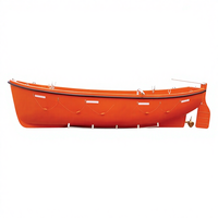 Solas gfk-material gebrauchte schiffe Motor und manuelle art meeres-rettungsboot zum verkauf