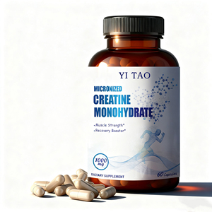 Cápsulas de Creatina Monohidratada ODM OEM - Suplemento Pre-Entrenamiento para Fitness - Cápsulas de Creatina para el Cuidado de la Salud - Product Image 1