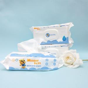 Vente en gros échantillon gratuit <span class=keywords><strong>de</strong></span> papier <span class=keywords><strong>toilette</strong></span> humide non tissé OEM organique lingettes humides pour bébé pour le nettoyage à l'<span class=keywords><strong>eau</strong></span> lingettes pour bébé - Product Image 6