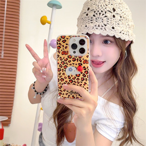 Coque de téléphone 3D double couche motif éléphant à pois noirs japonais coréen pour iPhone 17 Pro Max 16 15 14 - Product Image 3