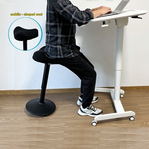 <span class=keywords><strong>Chaise</strong></span> de selle haute réglable Style de design moderne pour l'atelier de laboratoire d'école de médecine d'hôpital et le confort polyvalent à la maison - Product Image 2