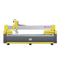 Machine de découpe jet d'eau CNC Bridge Sawjet 5 axes, découpeuse jet d'eau 3000 x 2000 mm, type portique pour tôles métalliques