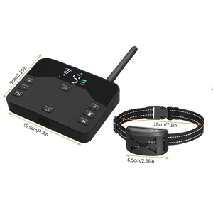 Venta caliente 2023 nueva llegada Productos de entrenamiento de <span class=keywords><strong>control</strong></span> de mascotas <span class=keywords><strong>Control</strong></span> remoto inalámbrico choque LED <span class=keywords><strong>collar</strong></span> antiladridos para perro - Product Image 3