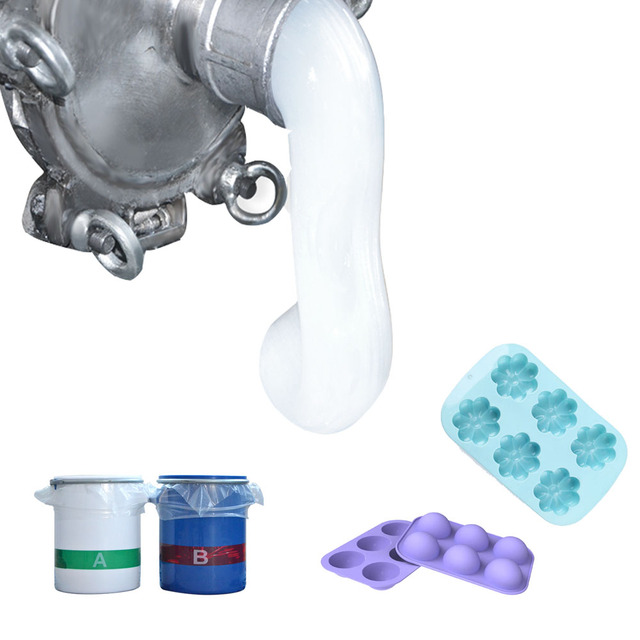 Manufacturing  Factory Selling RTV-2 Liquid Silicone Rubber for Mold Making  Food Grade for Cake Mold
