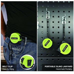 Ruban à mesurer Offres Spéciales avec logo personnalisé résistant à l'usure et aux chutes Ruban à mesurer pour outils de construction de 5m de mètre - Product Image 4