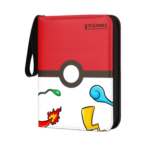 Classeur de cartes à collectionner 4 Pocket400 cartes en PU <span class=keywords><strong>Pikachu</strong></span> Design personnalisé Sports Baseball Football <span class=keywords><strong>Album</strong></span> Wholesale TCG Holder - Product Image 4